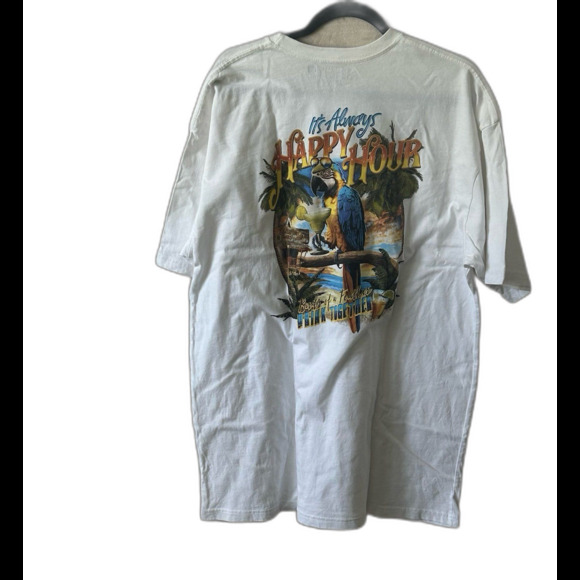 New Port Blue T-Shirt Men’s Size XXL Color White Graphic Tee - Picture 2 of 9